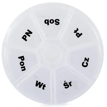 7-Day Pill Organizer Box, 8.5 cm