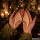 Artificial Elf Ears, Silicone, Flesh-Colored