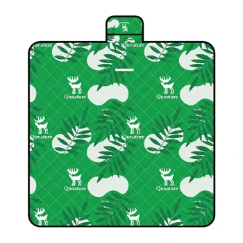 Qunature Waterproof Picnic Mat Camping Blanket 2 x 2 m, Green