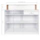 Gabbiano Pearl Hair Salon Reception Desk White