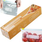 Plastic Food Storage Bags with Zip Lock, 1200 ml, 15 pcs, PE