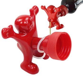 Funny Sauce Bottle Cap with “Sir Perky” Stopper