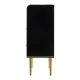 Gabbiano Trix Hairdressing Helper Cabinet, Black/Gold