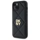 DKNY iPhone 15 Plus Case Quilted Stack Logo, Black
