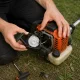 Universal Manual Pull Starter for Brush Cutters, 40-52 cm³, Black