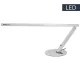Activeshop Slim LED Desk Lamp, Silver Metallic