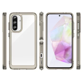 Outer Space Case for Samsung Galaxy A26, Semi-Transparent Black
