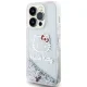 Hello Kitty iPhone 14 Pro Max Case Liquid Glitter Charms, Silver