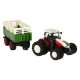 RC Farm Tractor with Trailer 2.4GHz, Remote Control Vehicle Toy for Kids