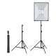 Puluz PU5071EU Studio Set with 50x70cm Softbox, Tripod & 4 LED Bulbs