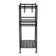 Maclean MC-138 Mobile Garden Tool Stand, Black