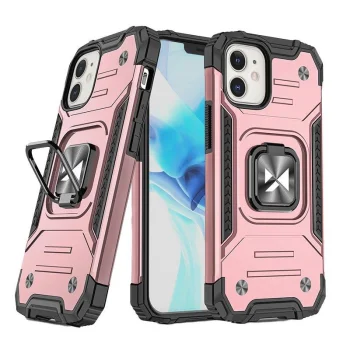 Dėklas iPhone 14 Wozinsky Ring Armor su žiedo laikikliu, auksinis