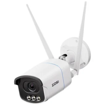 Smart Outdoor Security Camera, 5MP, Wi-Fi