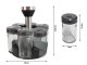 Rotating Spice Rack Organizer with 6 Glass Jars