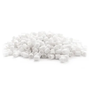 Exo Hard Cap Waterproof Abrasive Caps 10mm Grit 80, White (500 Pcs)