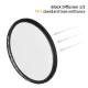 K&F Concept Nano-X MRC Black Mist 1/2 Diffusion Filter 82 mm