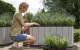 Flower Pot KETER Sequoia Duotech Medium, 88L, Gray