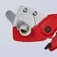 Pipe Cutter for Flexible Hoses and Plastic Pipes KNIPEX PlastiCut 90 25 185, Ø 12–25 mm