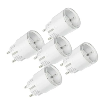 Shelly Plug S MTR Gen3 12A Smart Plug (Set of 5), White