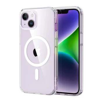 ESR Krystec Clear Case for iPhone 14 Plus, MagSafe, Clear