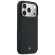 Mercedes Leather Mesh with Bow Line MagSafe Case for iPhone 17 Pro, Black