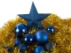 Christmas Tree Ornament Set, Blue, 33 pcs