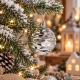 Christmas Tree Baubles Set 6cm Plastic 16 pcs Silver