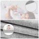 Ecotoys Bed Guard Rail for Kids, 200 cm, Grey/White