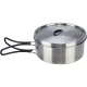 Campingaz 3-Piece Trekking Cookware Set, Stainless Steel