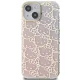 Hello Kitty iPhone 15 Case IML Gradient Electrop Crowded Kitty Head, Pink