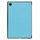 Samsung Galaxy Tab A8 10.5 (2021) (2022) (SM-X200/X205) Trifold Stand PU Leather Hard Protective Cover Case, Sky Blue