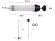Oil and Fluid Extractor Syringe 200ml