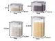 Food Storage Container Set with Silicone Seal, 7 pcs
