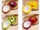 Reusable Fruit and Vegetable Storage Container, 1 pc, Silicone/Plastic