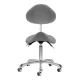 Giovanni 1004 Ergonomic Cosmetic Stool Gray
