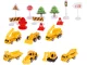 Toy Transporter Airplane with 6 Construction Vehicles