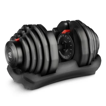 4FIZJO PRO Adjustable Dumbbell 40 kg, Black