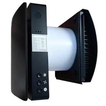 Single-Room Recuperator for Thin Wall up to 46m2, Wi-Fi, black