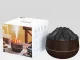 Ultrasonic Air Humidifier with LED Campfire Effect, USB, 300ml, Dark Brown