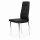 Multistore Set of 4 Chairs, Black