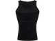 Men\'s slimming slim-fit undershirt black