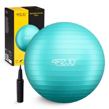 4FIZJO Reh Ball Gymnastic Exercise Ball 75 cm with Pump, Mint