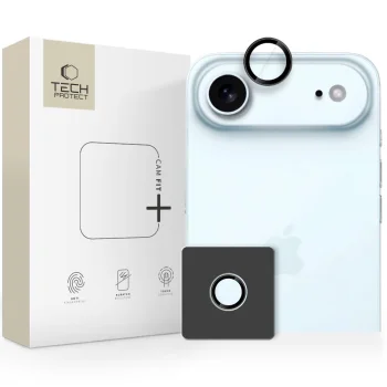 Tech-Protect Camring Fit+ Camera Lens Protector for iPhone 17 Air, Black