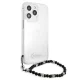 Guess Pearl Case for iPhone 13 Pro Max, Transparent Black