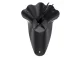 Solar LED Garden Paw Print Lights, 4 Pcs, Black
