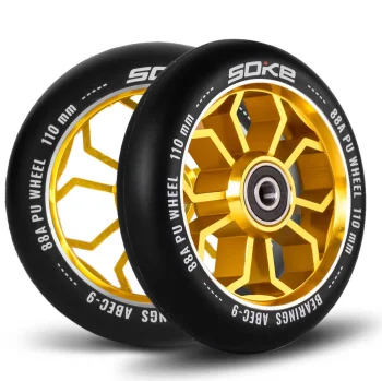 Soke Scooter Wheels 110 mm Gold 2 Pcs