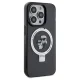Karl Lagerfeld iPhone 14 Pro Case Ring Stand Karl & Choupette MagSafe, Black