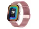 Smartwatch with Bluetooth Calls and Rubber Strap, Pink