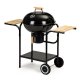 MultiGarden Charcoal Garden Grill with Lid and Shelves, 40 cm
