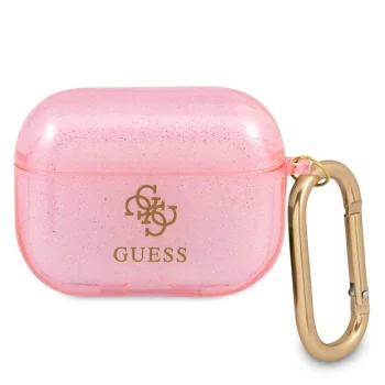 Guess Glitter Collection AirPods Pro Case, Pink